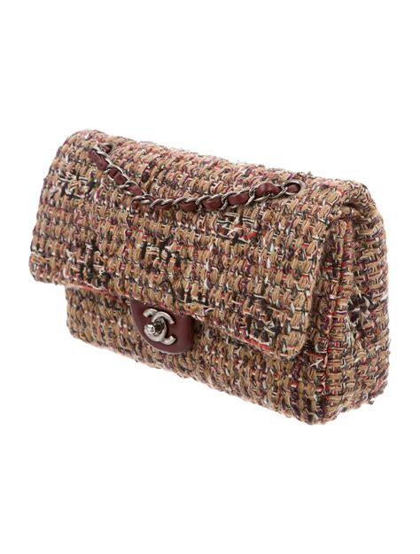 chanel classic flap bag tweed|chanel vintage tweed bag.